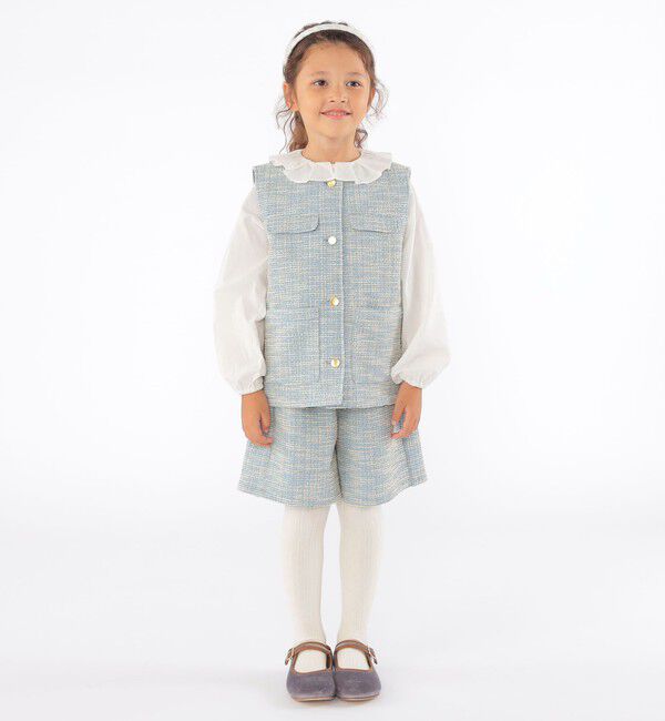SHIPS KIDS「SHIPS KIDS:100～130cm / ツイード キュロット」|キュロット|