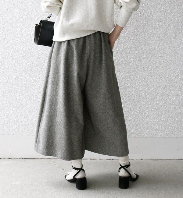 SHIPS any「SHIPS any:〈洗濯機可能〉ウールライク キュロット パンツ」|その他|