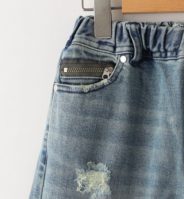 SHIPS KIDS「ARCH&LINE:110～145cm / デニム バナナ パンツ」|デニム|