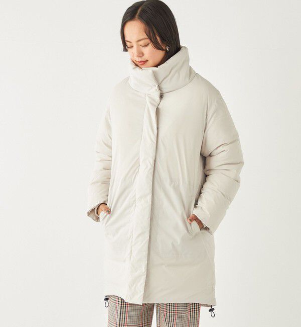 SHIPS Colors 「SHIPS Colors:中綿 スタンドカラー コート」|その他|ベージュ