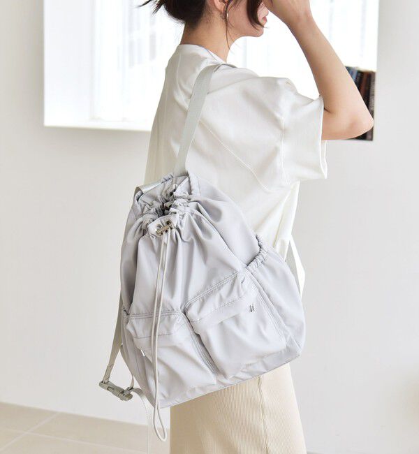 quaranciel「quaranciel: 2way リュックサック トート バッグ（A4対応）」|リュック|ライトグレー