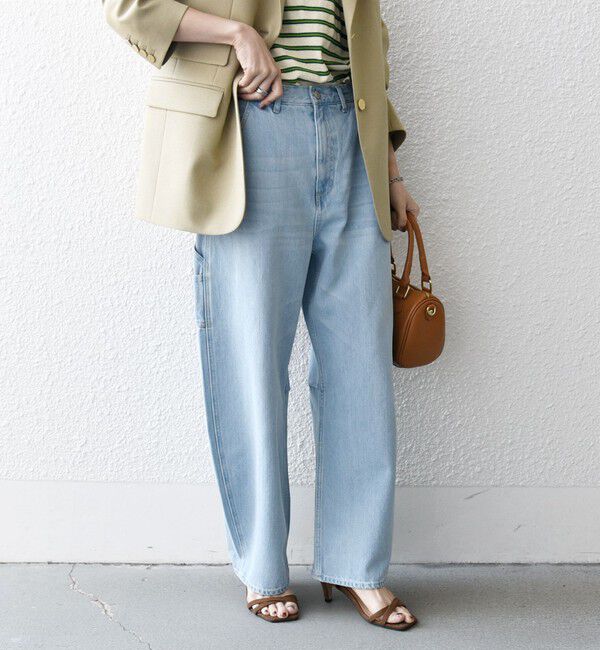 SHIPS any「《一部追加予約》SHIPS any:〈洗濯機可能〉コクーンペインター デニムパンツ［SHIPS any DENIM］」|デニム|