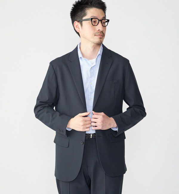 SHIPS「SHIPS:〈セットアップ対応〉TW ストレッチ ジャケット」|テーラードジャケット|