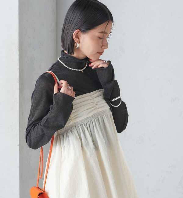 SHIPS for women「〈手洗い可能〉カット ドビー 2WAY キャミソール 24SS ◇」|キャミソール|