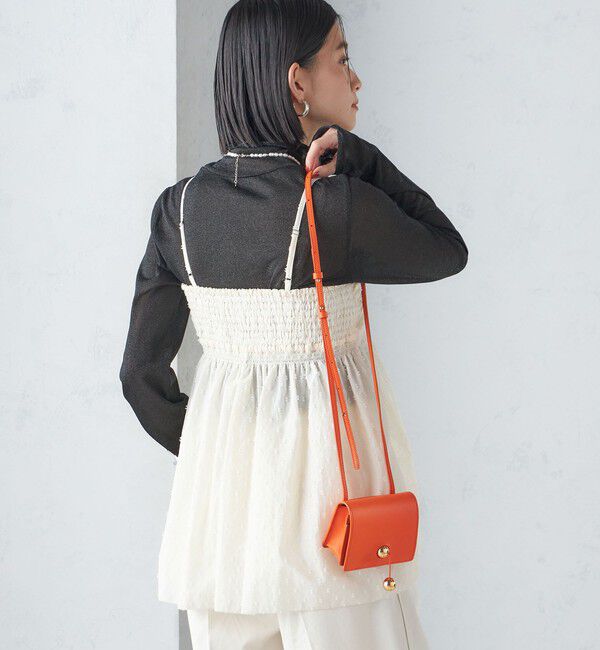 SHIPS for women「〈手洗い可能〉カット ドビー 2WAY キャミソール 24SS ◇」|キャミソール|