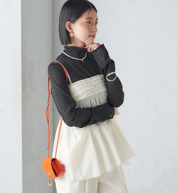 SHIPS for women「〈手洗い可能〉カット ドビー 2WAY キャミソール 24SS ◇」|キャミソール|