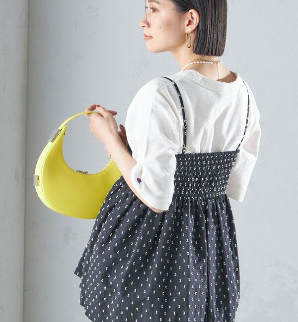 SHIPS for women「〈手洗い可能〉カット ドビー 2WAY キャミソール 24SS ◇」|キャミソール|ブラック