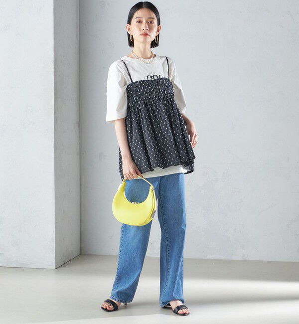 SHIPS for women「〈手洗い可能〉カット ドビー 2WAY キャミソール 24SS ◇」|キャミソール|