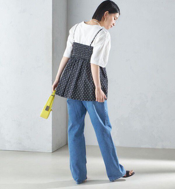 SHIPS for women「〈手洗い可能〉カット ドビー 2WAY キャミソール 24SS ◇」|キャミソール|