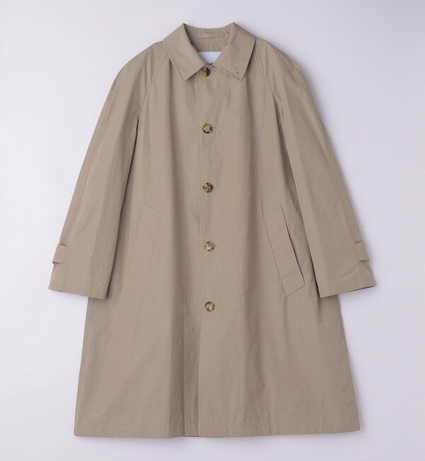 SHIPS「CARRARO: ポリエステル/コットン コート」|その他|ベージュ
