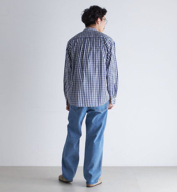 SHIPS「SHIPS: レギュラーカラー ベーシック ロングスリーブ シャツ 〈ストライプ/ギンガムチェック〉」|シャツ・ブラウス|