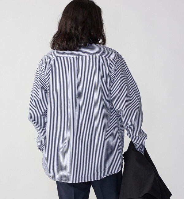 SHIPS「SHIPS: レギュラーカラー ベーシック ロングスリーブ シャツ 〈ストライプ/ギンガムチェック〉」|シャツ・ブラウス|