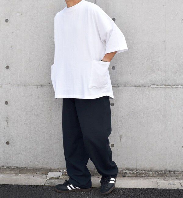 SHIPS any「SHIPS any: COTTON USA ドルマン サイド ポケット Tシャツ 24SS◇」|Tシャツ・カットソー|