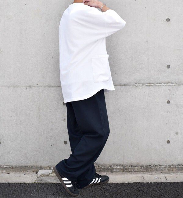 SHIPS any「SHIPS any: COTTON USA ドルマン サイド ポケット Tシャツ 24SS◇」|Tシャツ・カットソー|