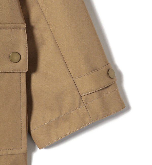 SHIPS for women「SHIPS Primary Navy Label:〈手洗い可能〉ボンディング ステンカラー コート」|ステンカラーコート|