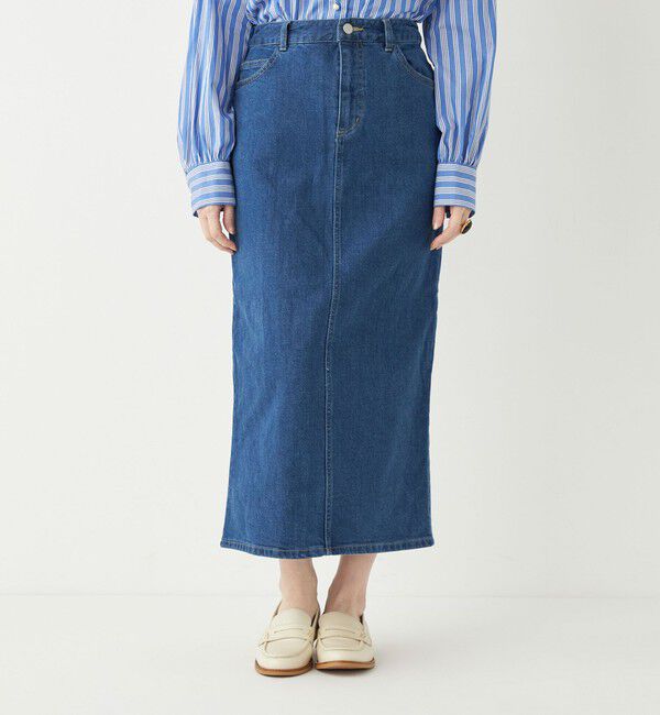 SHIPS Colors 「SHIPS Colors:〈洗濯機可能〉デニム タイト スカート◇」|タイト|