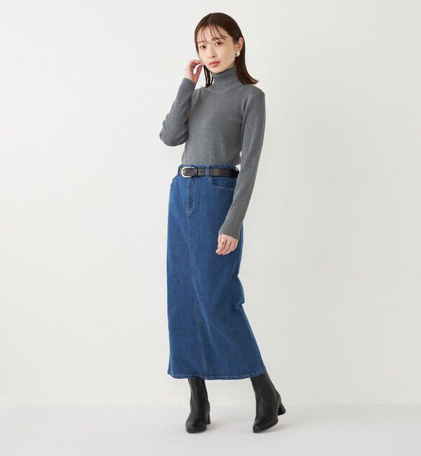 SHIPS Colors 「SHIPS Colors:〈洗濯機可能〉デニム タイト スカート◇」|タイト|