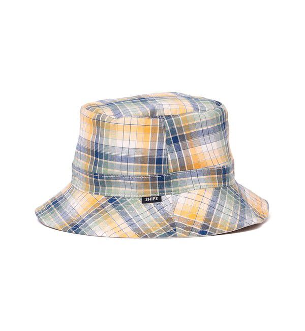 SHIPS KIDS「SHIPS KIDS:チェック リバーシブル バケット ハット」|ハット|