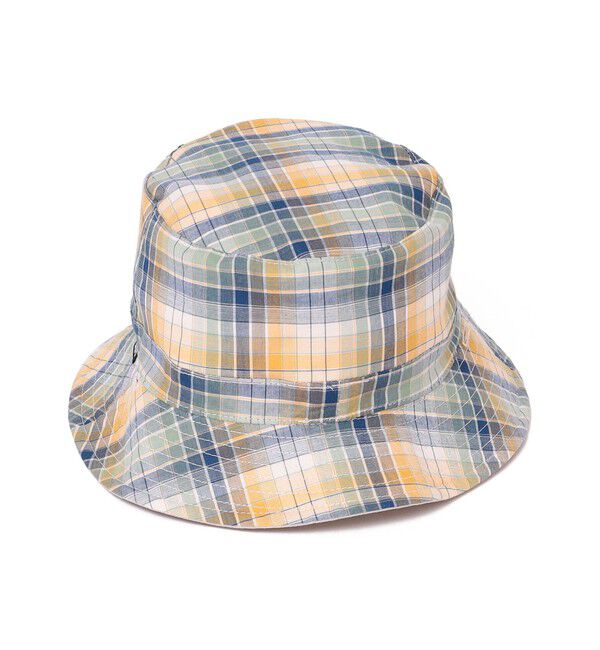 SHIPS KIDS「SHIPS KIDS:チェック リバーシブル バケット ハット」|ハット|