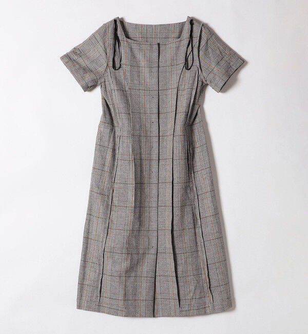 quaranciel「quaranciel:〈洗濯機可能〉コットン リネン サファリ ロング ワンピース」|ワンピース|