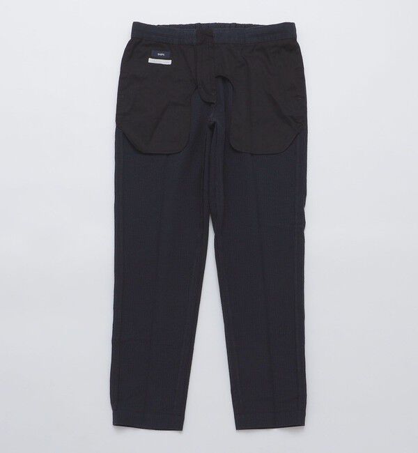 SHIPS「SHIPS:〈手洗い可能/セットアップ対応〉サフィラン リネン ソロ サッカー パンツ」|スラックス|