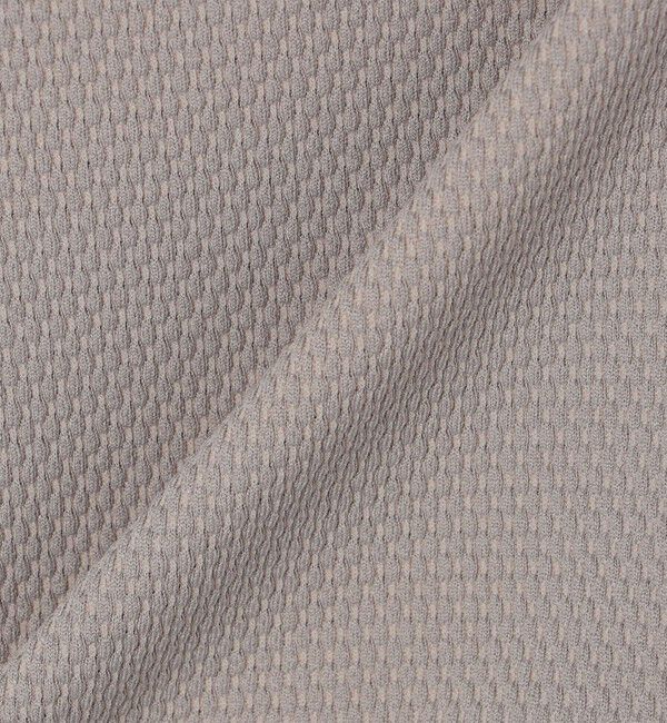 SHIPS any「【WEB限定】SHIPS any: キーネック ジャカード フェイクレイヤード Tシャツ◇」|Tシャツ・カットソー|