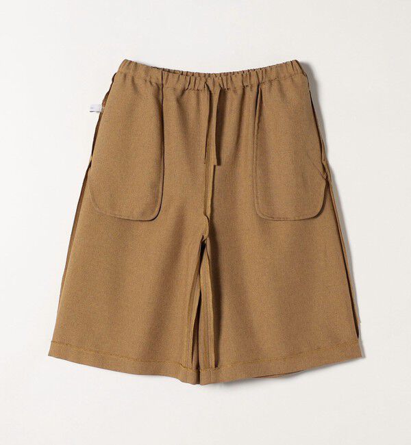 SHIPS any「SHIPS any:〈洗濯機可能〉リネンライク ブラウス &times; キュロットパンツ セットアップ」|キュロット|