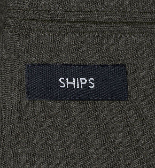 SHIPS「SHIPS:〈手洗い可能/セットアップ対応〉RIRANCHA(R) 2ボタン ジャケット」|テーラードジャケット|