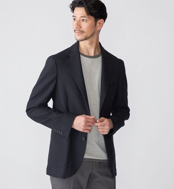 SHIPS「SHIPS: ライトウェイト ブレザー」|テーラードジャケット|ネイビー