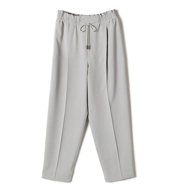 SHIPS for women「【SHIPS別注】Nell:〈手洗い可能〉ツイル ドロスト パンツ」|その他|ライトグレー