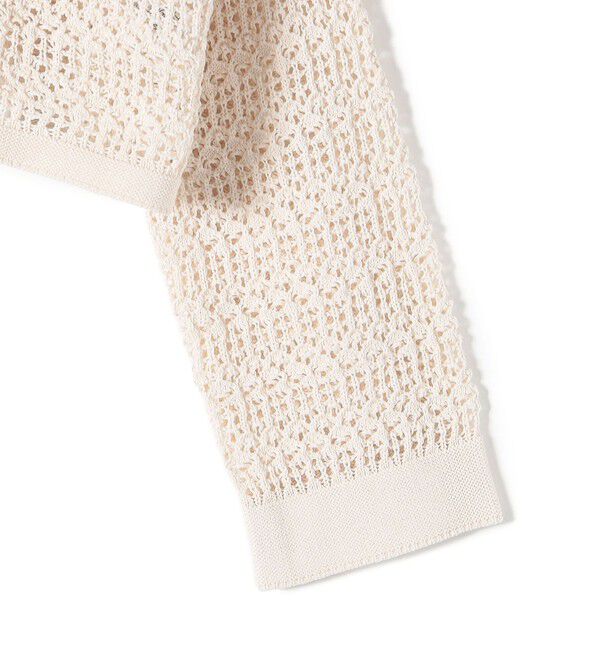 SHIPS for women「〈手洗い可能〉透かし編み 2WAY ニット ジャケット」|カーディガン|