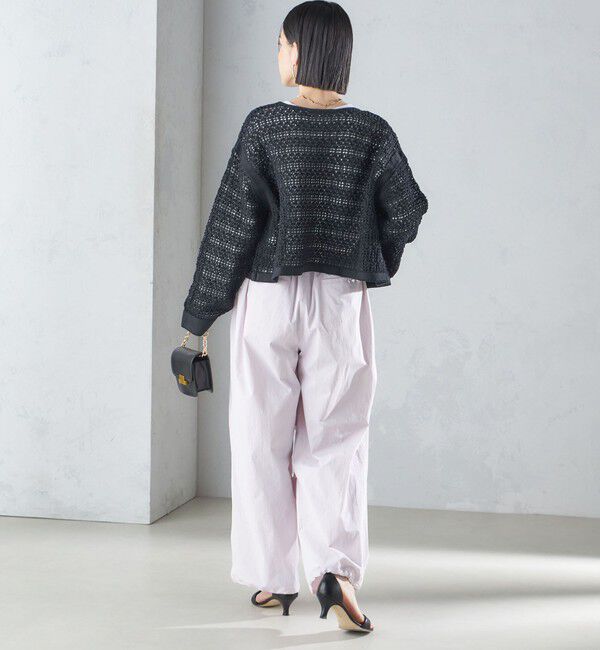 SHIPS for women「〈手洗い可能〉透かし編み 2WAY ニット ジャケット」|カーディガン|