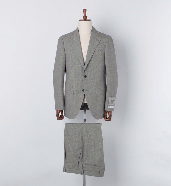 SHIPS「SHIPS: ラグジュアリー フォックス ハウンドトゥースチェック スーツ」|スーツ|ブラック