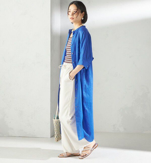 SHIPS for women「〈手洗い可能〉ツイル ドロスト パンツ」|その他|