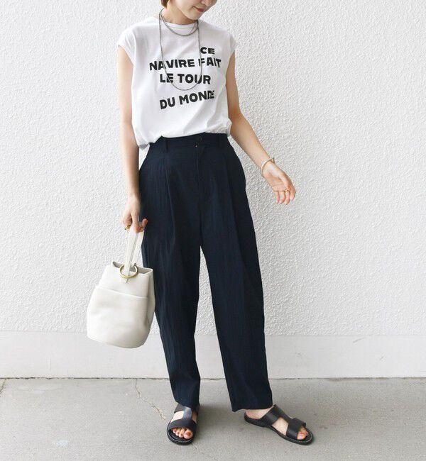 SHIPS for women「〈手洗い可能〉コットン ナイロン タック パンツ」|その他|