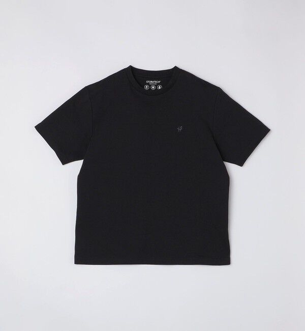 SHIPS「【WEB限定】SHIPS:〈接触冷感・吸水速乾等〉STORATECH(TM）ワンポイントロゴ スムース Tシャツ」|Tシャツ・カットソー|