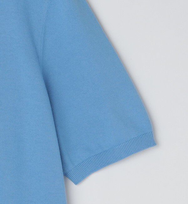 SHIPS「ALANPAINE: 14ゲージ コットン ニット ポロシャツ」|ポロシャツ|