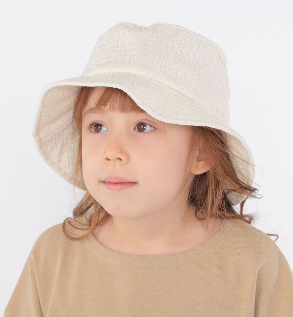 SHIPS KIDS「SHIPS KIDS:ポコポコ バケット ハット」|ハット|アイボリー