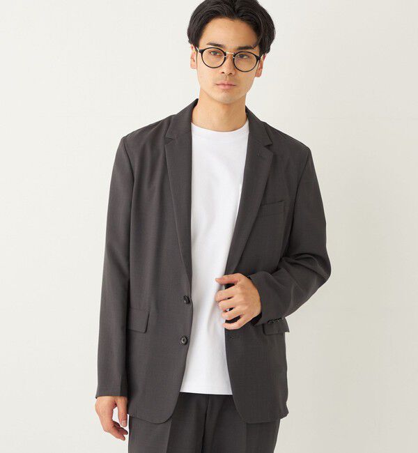 SHIPS Colors 「SHIPS Colors:〈洗濯機可能〉ポリトロ  サマー ジャケット(セットアップ 対応可能)◇」|テーラードジャケット|