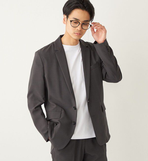 SHIPS Colors 「SHIPS Colors:〈洗濯機可能〉ポリトロ  サマー ジャケット(セットアップ 対応可能)◇」|テーラードジャケット|