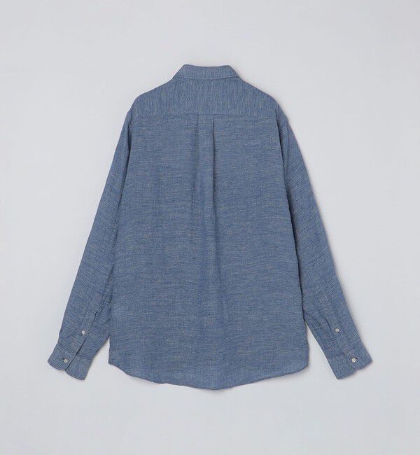 SHIPS Colors 「SHIPS Colors:〈洗濯機可能〉リネン セミワイドカラー シャツ」|シャツ・ブラウス|