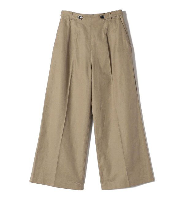 SHIPS Colors 「SHIPS Colors:〈手洗い可能〉コットンリネン ボタン ワイド パンツ」|その他|
