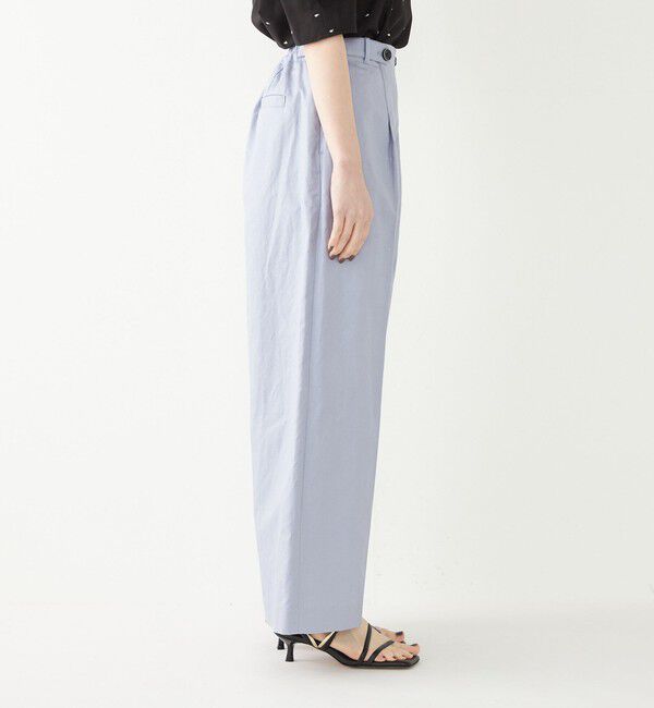 SHIPS Colors 「SHIPS Colors:〈手洗い可能〉コットンリネン ボタン ワイド パンツ」|その他|
