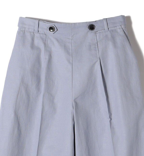 SHIPS Colors 「SHIPS Colors:〈手洗い可能〉コットンリネン ボタン ワイド パンツ」|その他|