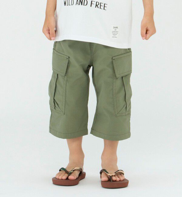 SHIPS Colors 「SHIPS Colors:〈洗濯機可能〉7分丈 カーゴ パンツ(80~130cm)」|カーゴ|