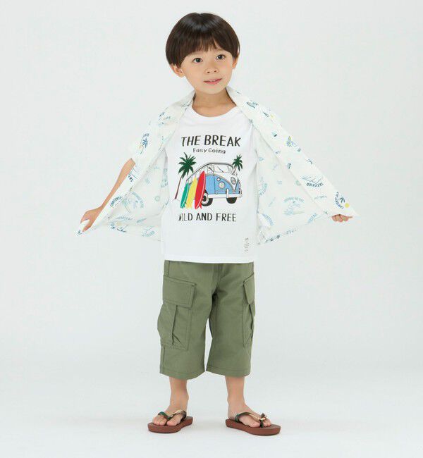 SHIPS Colors 「SHIPS Colors:〈洗濯機可能〉7分丈 カーゴ パンツ(80~130cm)」|カーゴ|