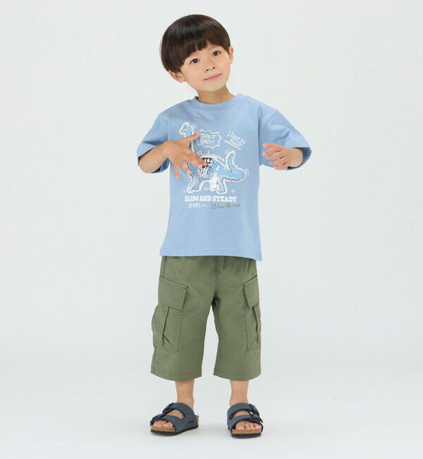 SHIPS Colors 「SHIPS Colors:〈洗濯機可能〉7分丈 カーゴ パンツ(80~130cm)」|カーゴ|