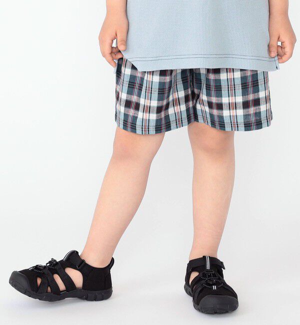 SHIPS KIDS「SHIPS KIDS:100～130cm / コットン チェック ショート パンツ」|その他|