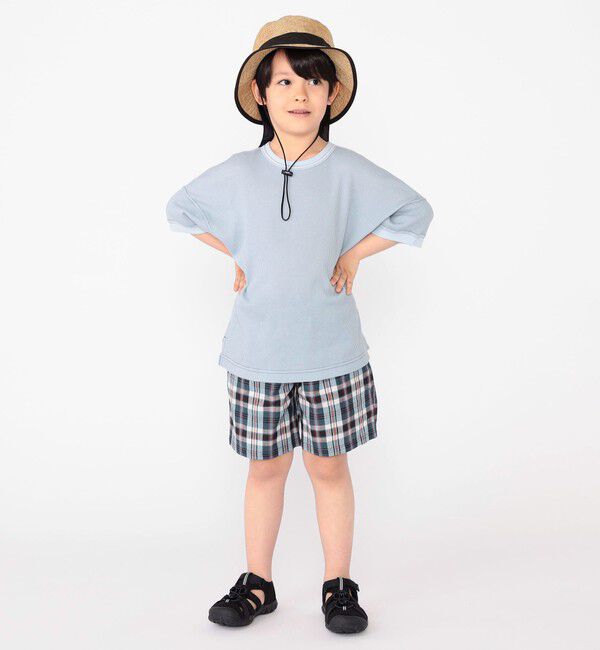 SHIPS KIDS「SHIPS KIDS:100～130cm / コットン チェック ショート パンツ」|その他|