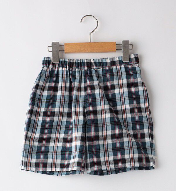 SHIPS KIDS「SHIPS KIDS:100～130cm / コットン チェック ショート パンツ」|その他|